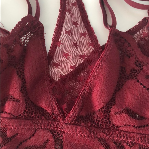 Maroon aerie bralette - Picture 5 of 6